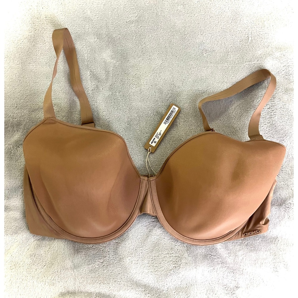 Skims Weightless 44DD Demi Bra Underwire Sienna Brown BR-DEM-1893 NWT